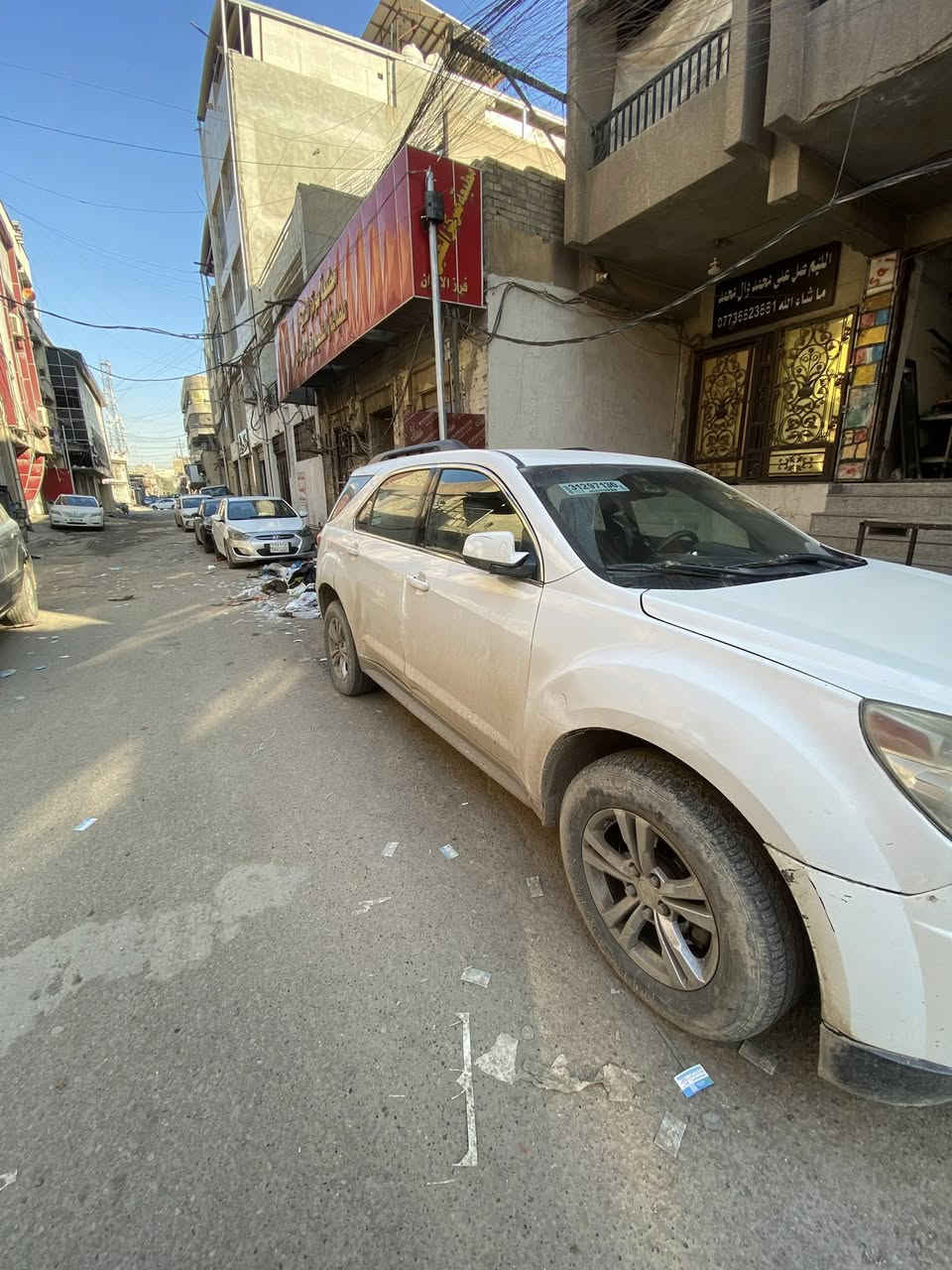 السلام عليكم  
شوفرليت اكيونكس ٢٠١٣ وارد خليجي لون ابيض السعر ٩٥$ بيهة مجال بصيط لتواصل/***********
