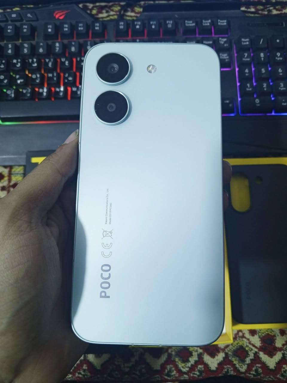 جهاز poco x8 pro مستخدم اقل 3 اسابيع ذاكرة 256 
جهاز اخو الجديد السعر 460 رقم ***********
واتساب ***********
