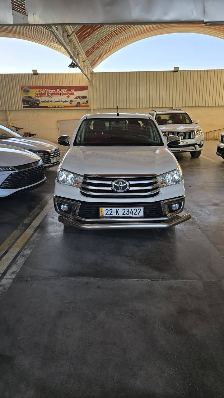 سلام عليكم من رخصة مدير لكروب المحترم
هيلوكس TOYOTA فول ساز معروفه مواصفاته موديل ٢٥ رقم اربيل بأسم  شركه البعاج

كيلو متر ٤١ سياره حلوه جدا ستخدام حلو مامتعوبه سعر ( ٢٨٥) 

العنوان النجف الاشرف
***********
