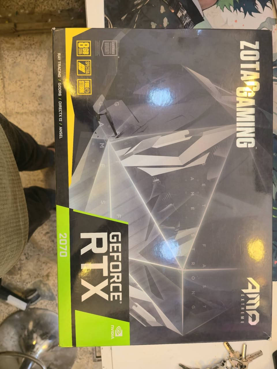 السلام عليكم 
للبيع

كرت شاشة  2070  zotac gaming نسخة 8G من شركة زوتاك  الغنية عن التعريف 
الكرت مستعمل بس مستعمل قليل ونضيف كلش وكارتونته وياه 

الكرت بي ضمان فحص اسبوع

سعر الكرت 350 الف والتوصيل مجاني


**إذا كنت صاحب هذا الإعلان وتريد حذفه لأي سبب، رجاءا أرسل رسالة إلى الدعم الفني**