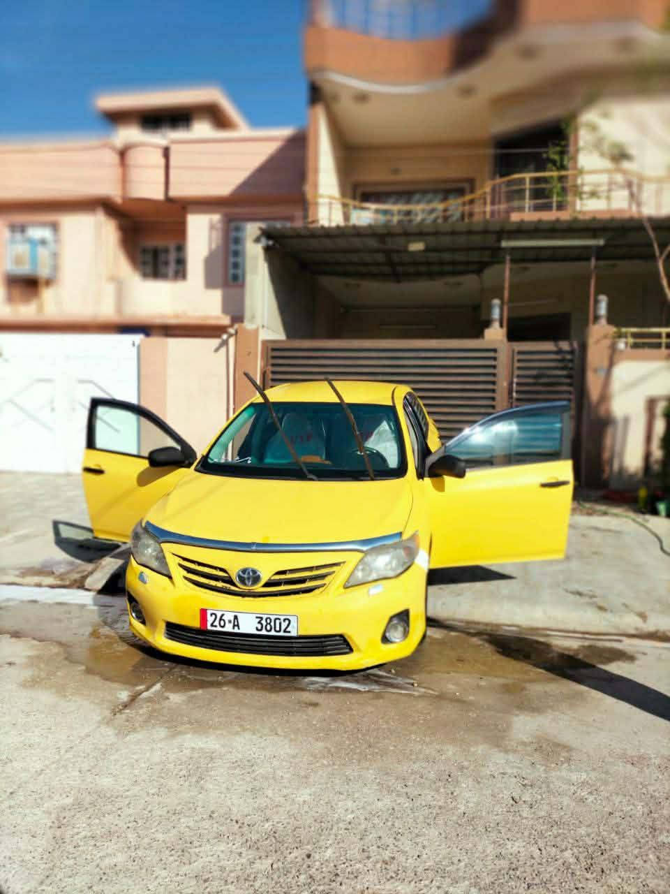 كورلا 2013للبيع بيه قطعه وحده جاملغ سكن بدون دواخل منضومه غاز
رقم ***********
