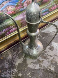 إبريق نحاس • نحاس منقوش • إبريق اثري • تحفة نحاسية • تحف منزلية • انتي...