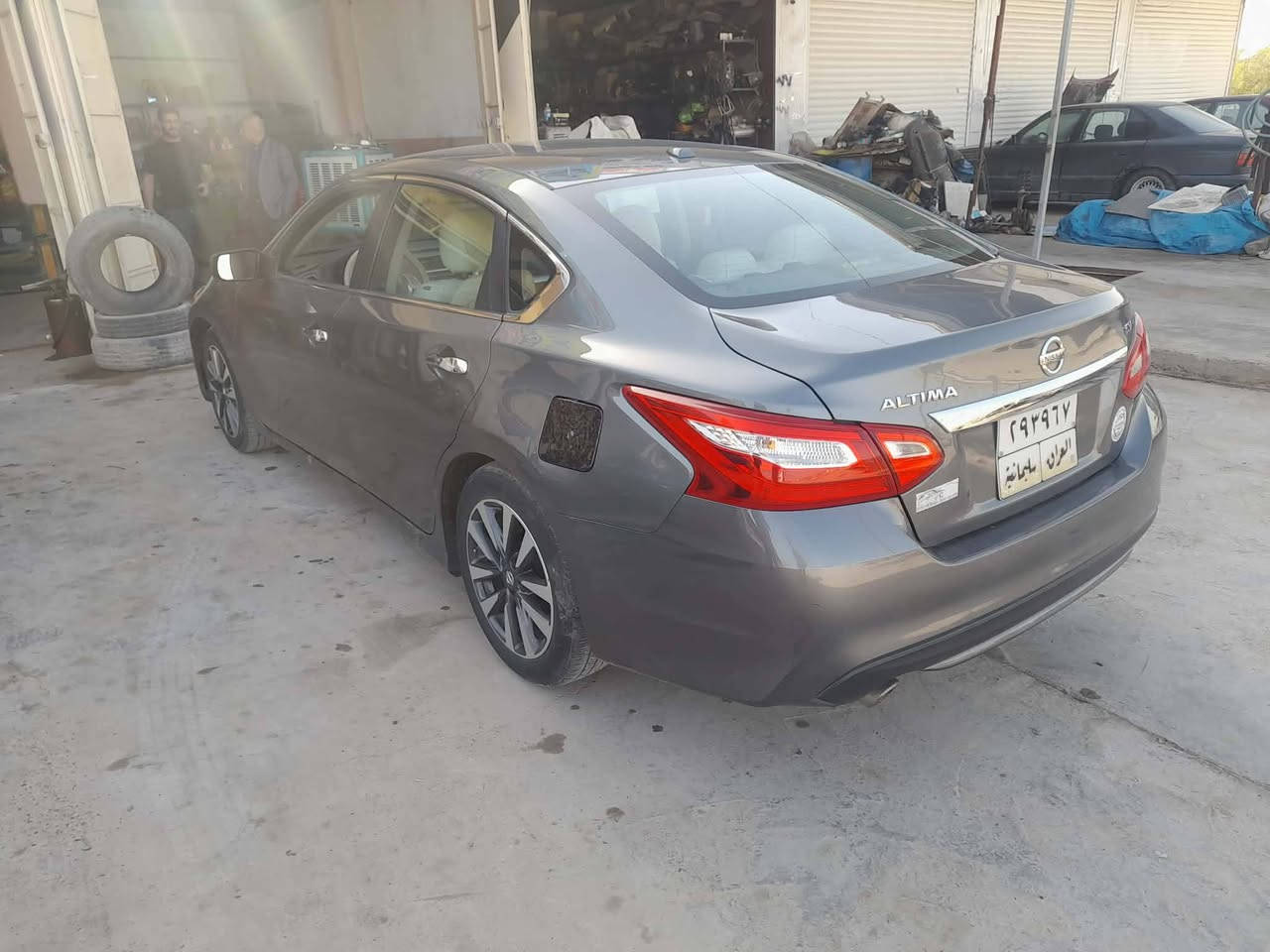 نيسان التما  sv ٢٠١٧ رقم  سليمانيه  رادار  جانبي   تحديد  مسار .كشنات جلد   بصمه  يدات  نيكل  بصمه  صندوك بصمه  ويلكب بلادي   تحكم  ستيرن  فول  صدر  تايرات  سياره جاهزه  كير   محرك بشرط  ضرر  فقط  بنيد   قطعه  وحده  بدون  دواخل  سعر ١١٨  وبيه  مجال بسيط   مكلف  بالنشر   للاتصال ***********
