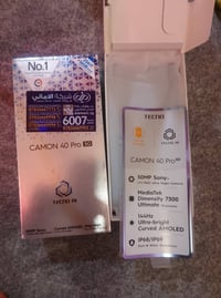 تكنو كامون 40 برو • مستعمل • نادر الاستخدام