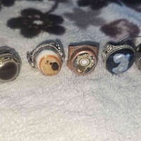 خواتم سليمانية • جزع أفريقي • بدون توصيل