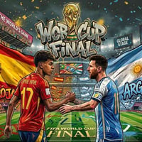 نهائي كأس العالم • إسبانيا ضد الأرجنتين • بث مباشر 10:00م