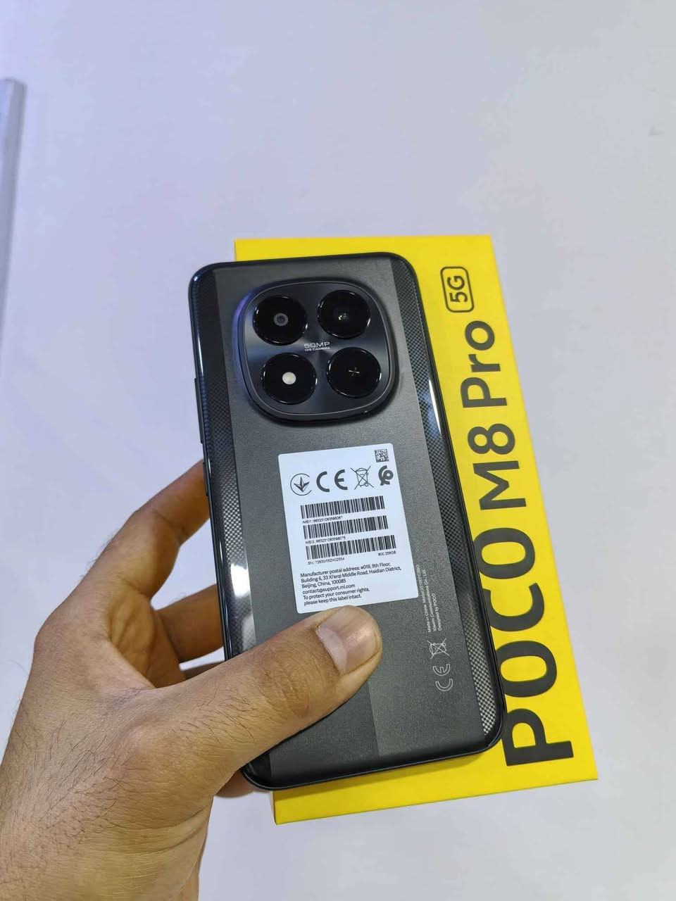 السلام عليكم للبيع POCO M8 PRO 5G استخدام يومين فقط يعني جهاز جديد وبحالة الوكالة كامل كل ملحقات الاصليه ذاكرة 256 عشوائية 16 جهاز كلش قوي بالمواصفات معالج قوي سناب دراكون 7sGen4  كامرات قويه وشحن سريع 100 واط بطارية قويه 6500 جهاز مقاوم للماء والصدمات معيار lP68 السعر ٣٦٠ الف مكاني البصرة *********** البصرة, العراق
