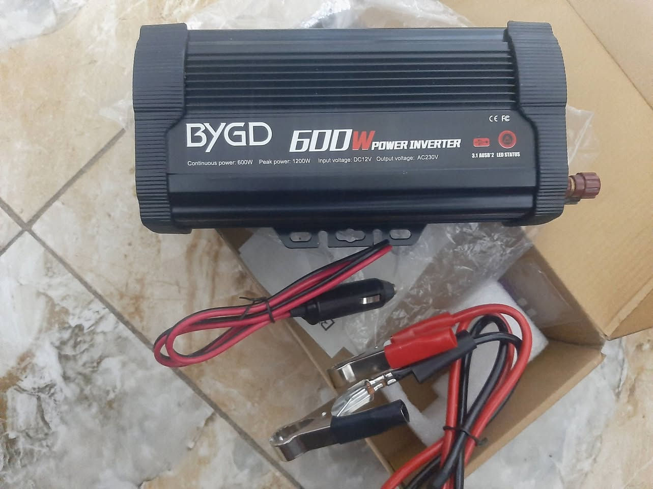 السلام عليكم عاكسه 600 واط يعني  امبيرين ونص   جديده  لوك  سعر 35


**إذا كنت صاحب هذا الإعلان وتريد حذفه لأي سبب، رجاءا أرسل رسالة إلى الدعم الفني**