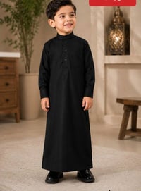 دشداشة ولادي • خلية نحل • اسود