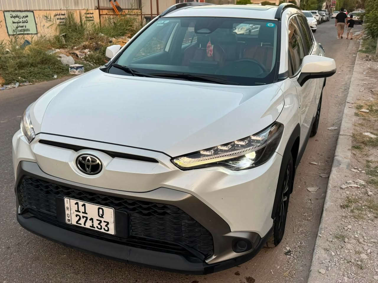 كورلا فروتلندر 
 2025
مستخدم 37500 Km
السياره بيه بارد   
مواصفاته 
محرك 2.0
داخل لون احمر 
مقاعد جلد 
مقاعد الامامي كهرباء 
فتحه سقف 
رادار امامي 
بصمه 
هندبريك كهرباء 
تحكم ستيرن 
شاشه كبيره 
كامره خلفيه 
تحديد مسار

العنوان بغداد المنصور  الداودي شارع التانكي 

‎‏***********
