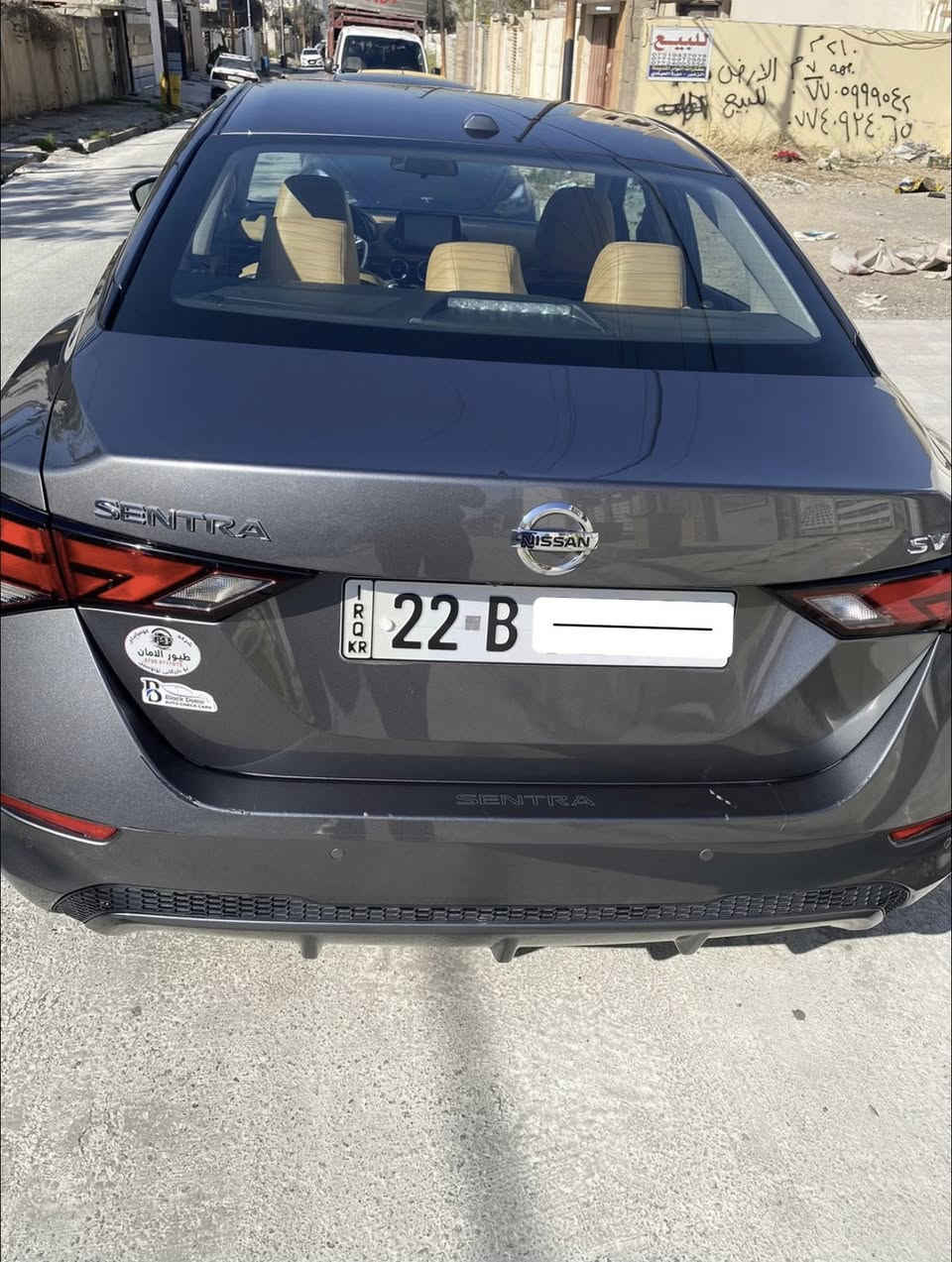 نيسان سنترا SV Plus 2022

نسخة الفول مواصفات

ضرر السيارة بايين النفر مبدل اصلي شركة بدون صبغ من امريكا + مكانين بارد بسيط باقي سيارة مكفولة

گير محرك تبريد شرررط

سيارة ماشية 64 الف كيلو متر بحالة جيدة ونظيفة

سعر 157$ مجال لتفاوض 

*********** عنوان السيارة الموصل
