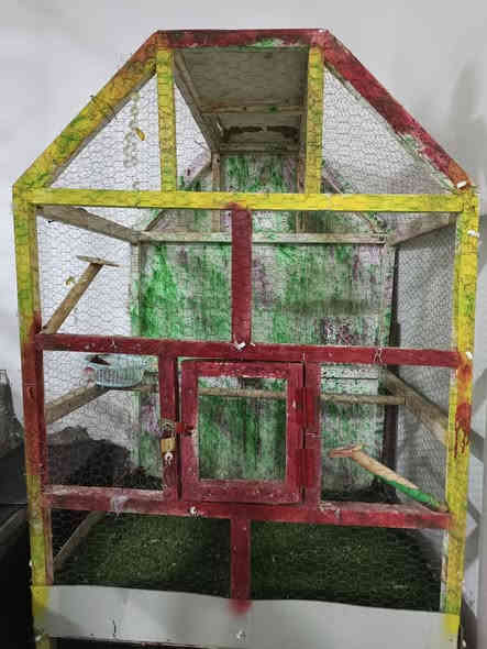 قفص كناري ارتفاع 105 عرضه 77نزال ٦٠  رقم راعيه واتساب ***********
