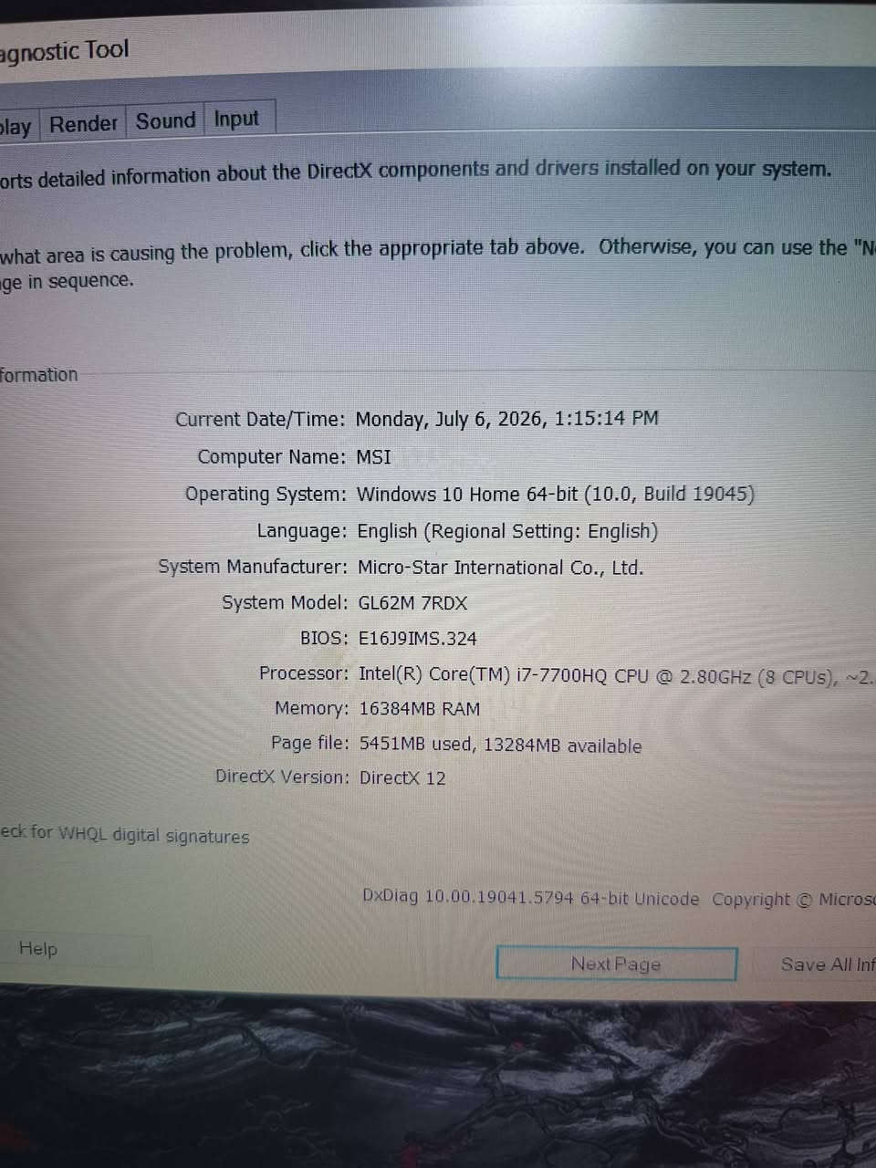 Msi gaming
بغداد حي الجامعة 
***********
