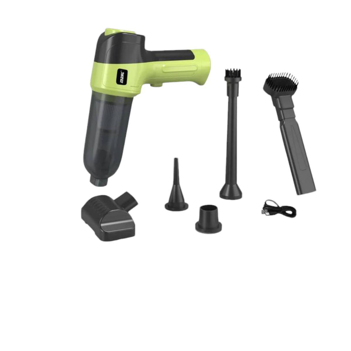 مكنسة كهربائية محمولة للسيارة والمنزل من ماركة MDHL، طراز MD-12. 
قوة الشفط: 9000 باسكال.
الطاقة: 120 واط.
البطارية: سعة 3800 مللي أمبير، توفر حوالي 30 دقيقة من وقت التشغيل.
المميزات: تتميز بمستوى ضجيج منخفض وفلتر قابل للغسل.


**إذا كنت صاحب هذا الإعلان وتريد حذفه لأي سبب، رجاءا أرسل رسالة إلى الدعم الفني**