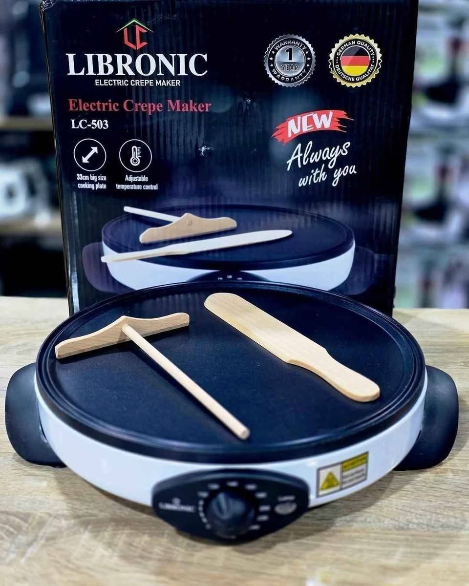 محضرة الكريب LIBRONIC هتحصل على كريب دائري مثالي كل مرة – سهل، سريع، ولذيذ!

🔥 قدرة 1200 واط لتسخين فوري وطهي متساوي

يوجد خدمة توصيل لجميع المحافظات بغداد, العراق


**إذا كنت صاحب هذا الإعلان وتريد حذفه لأي سبب، رجاءا أرسل رسالة إلى الدعم الفني**