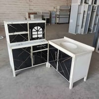كاونتر ٣ قطع • مرمر • توصيل مجاني