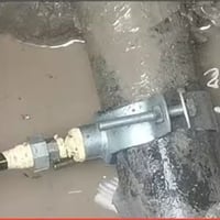 اصلاح كسر بوري الابي سحب   ماء من  الأبي  ثقب شارع رئيسي من جوة تبليط ...