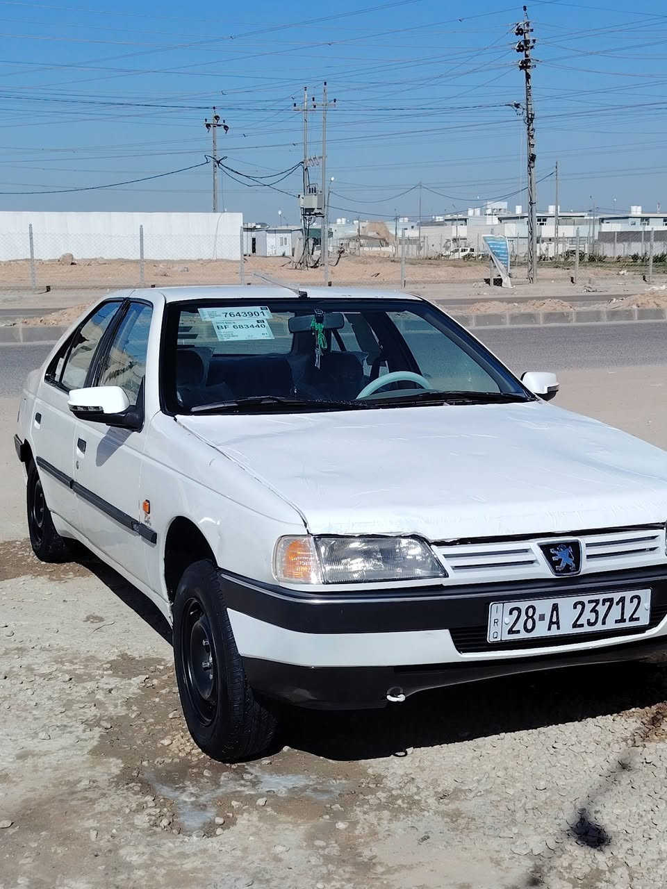 السلام عليكم بيجو ٤٠٥   2009 رقم نجف نكليزي مداور ثاني يوم سياره حلوه نضيفه بيها قطعتين السعر ٣٢ بيها مجال قليل مكاني نجف الاتصال ***********
