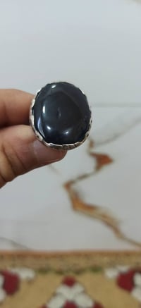 خاتم عقيق • قياس 24 • صياغة ثقيلة