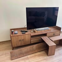 ميز تلفزيون • خشب MDF • 180×56×52 سم