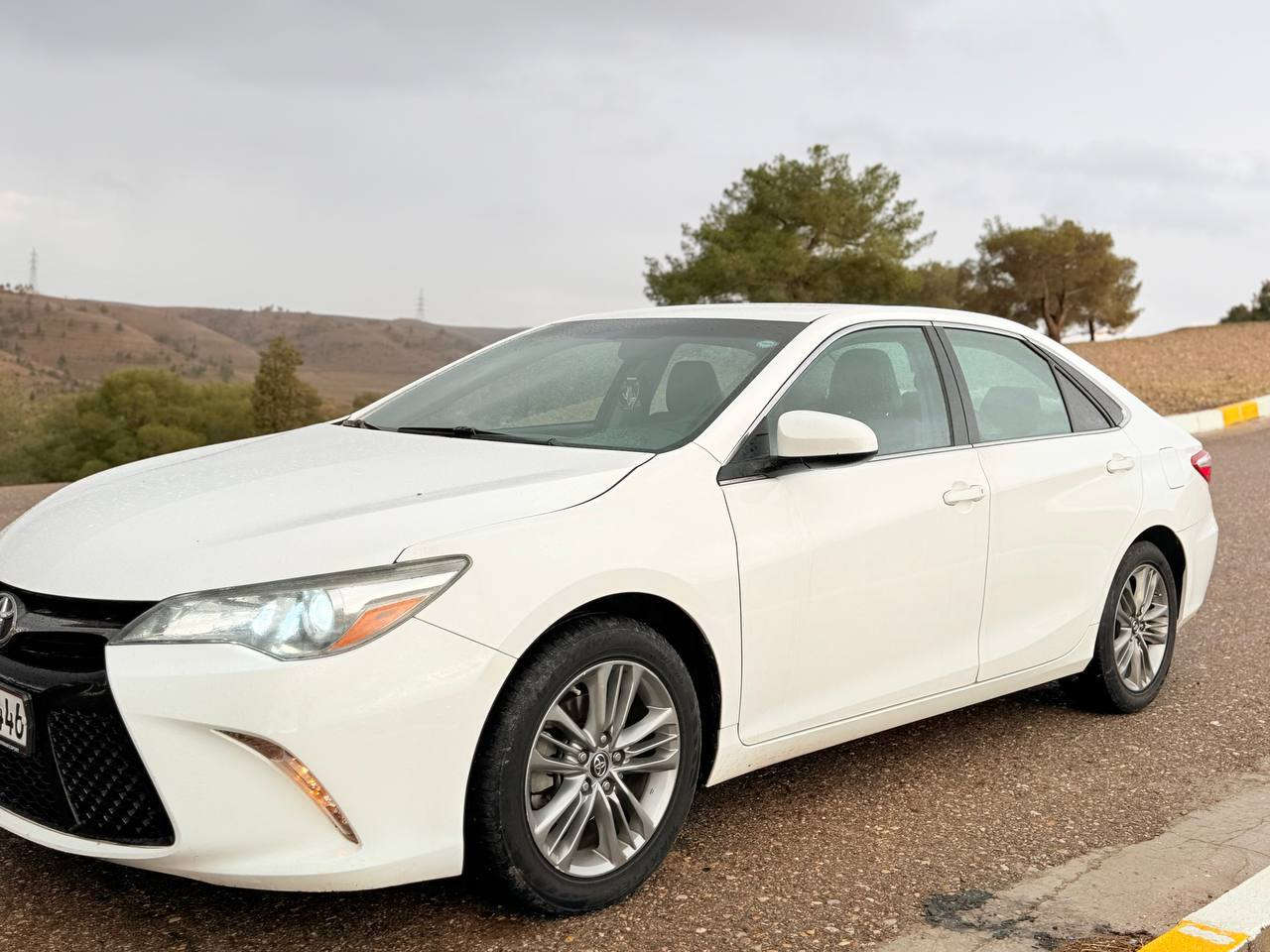 كامرى 2017 SE
مواصفاتة معروف 
ماشي 90 ميل 
جاملغ سكن تجارى 
نص باب و ربع بونيت بخ 
بدون دواخل حتى أرباك بلادى 

هزة جديد
سنويه جديد لحد 2028
تحويل و كالة نفس يوم اذا اتريد 
سعر 170
مكان 📍كركوك 
*********** كركوك, العراق
