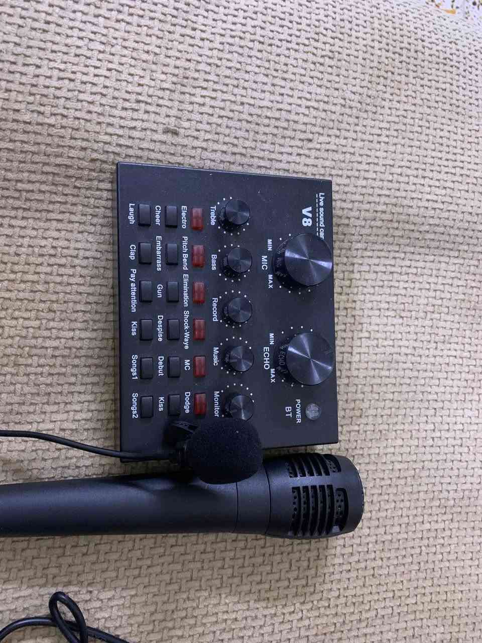 V8 للبثوث والاستخدام
مع مايكات 2 كامل ملحقات السعر 25


**إذا كنت صاحب هذا الإعلان وتريد حذفه لأي سبب، رجاءا أرسل رسالة إلى الدعم الفني**