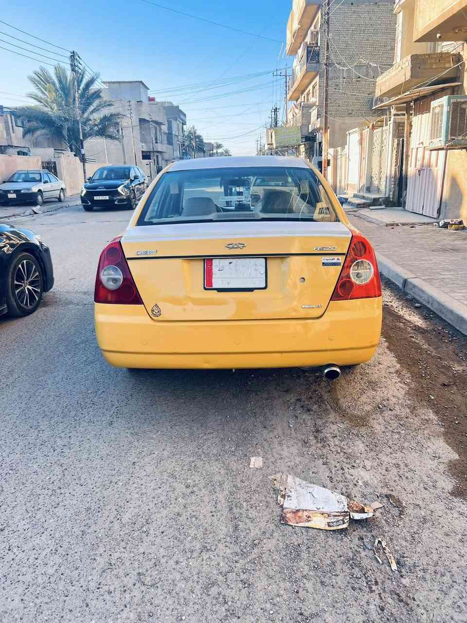 للبيع فقط شيري اي فايف سياره  جاهزه محور ياباني كامري كير محرك مكفولات صدر خلفي امامي جديد كهربائيات كله شغاله تبريد لطش كمبريسر سياره وين مايعجبك اطلع تراي بيها لاظربه ولاتبديل سياره بلاديه وناعمه خير من الله تحويل ثاني يوم مشروع وطني سعر 27$ورقه وبيه مجال عنوان بغداد الاستفسار***********
