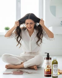 زيت بنت سلطان • شامبو زنجبيل • مشط شعر