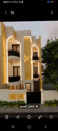 دار للبيع المساحة ٥٤م الواجهة ٥،٥٠م ابع طوابق اربع حمامات خمس غرف نوم ...