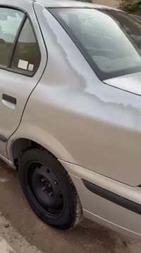 سيارة سمند موديل 2012 السيارة كلشي ما ناقصة عليها ادامة جديدة حدادية و...