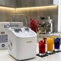 🧊❄️ صانعة ثلج ماركة بومان (Bomann)  مشروباتك جاهزة بكل وقت! ❄️🧊 استمتع...