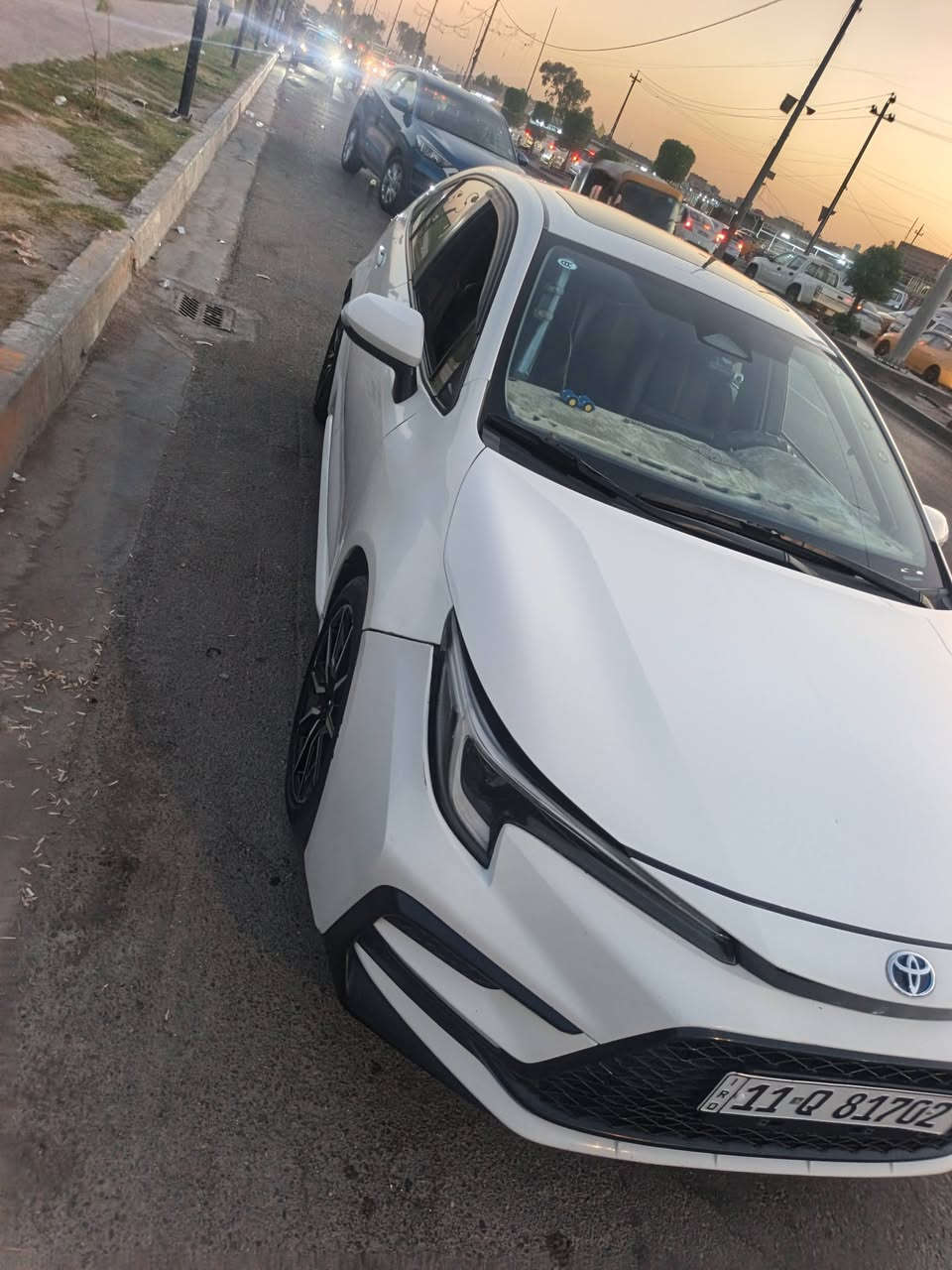 السلام عليكم كورلا s موديل ٢٤ ماشيه ٦٥ بيها صبغ جاملغ وربع باب بدون دواخل السعر ١٣٥ عنوان بسمايه ‏‪***********‬‏
