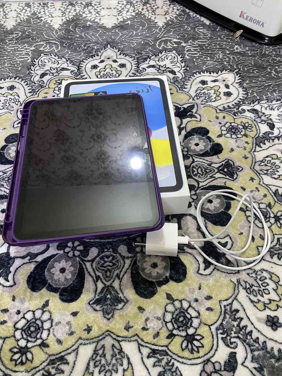 السلام عليكم
ايباد 10 

ذ 256 

بطارية 100 مشحون 25 مرة 

الجهاز جديد 

كامل ملحقات 

السعر 500


**إذا كنت صاحب هذا الإعلان وتريد حذفه لأي سبب، رجاءا أرسل رسالة إلى الدعم الفني**