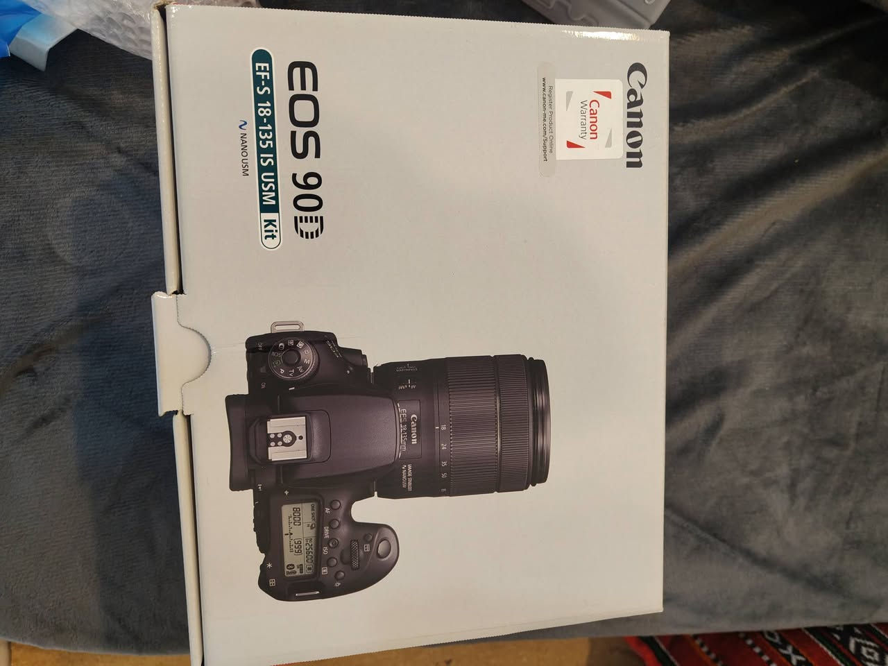 سلام عليكم شباب كامره كانون 90D بل كارتون ستخدام شخصي يعني مال بيت مع عدسه 24/105 وساب *********** البصره ابو الخصيب
