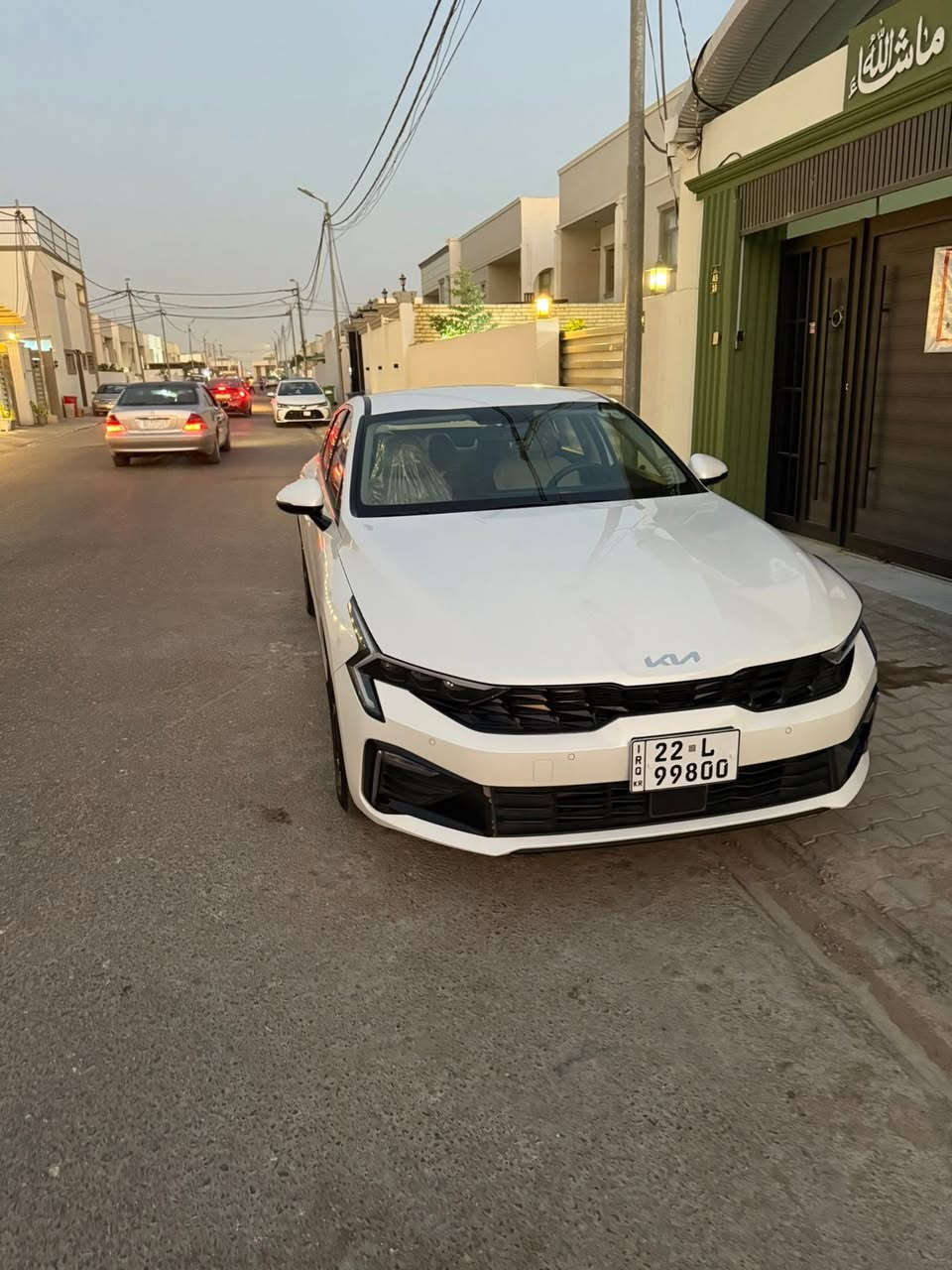 كيا كي فايف K5
2025 
محرك 2,5 
رقم أربيل وكالة او تحويل 
بوضع الزيرو ماشيه 25الف 
كفاله 
فووول مواصفات 
كشنات جلد 
سايد بريك بصمة 
باقي المواصفات معروفه 
السعر 230وبيه مجال 

مكان نجف
***********
