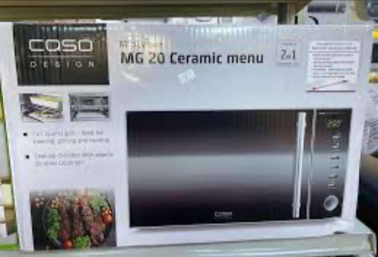 هذا هو فرن ميكروويف Caso Design MG 20 Ceramic menu المصنوع في ألمانيا بقدرة 800 واط ومزود بشواية بقدرة 1000 واط.يتميز الجهاز بسعة 20 لترًا وقاعدة سيراميكية مبتكرة، مما يلغي الحاجة إلى طبق دوار ويوفر مساحة أكبر بنسبة 60%.يحتوي على 13 برنامج طهي تلقائي وشاشة رقمية، بالإضافة إلى تصميم داخلي من الفولاذ المقاوم للصدأ لسهولة التنظيف.تتضمن الشواية عناصر كوارتز لطهي متساوٍ وسريع، وتعمل الشواية والميكروويف بشكل منفصل أو مشترك.


**إذا كنت صاحب هذا الإعلان وتريد حذفه لأي سبب، رجاءا أرسل رسالة إلى الدعم الفني**