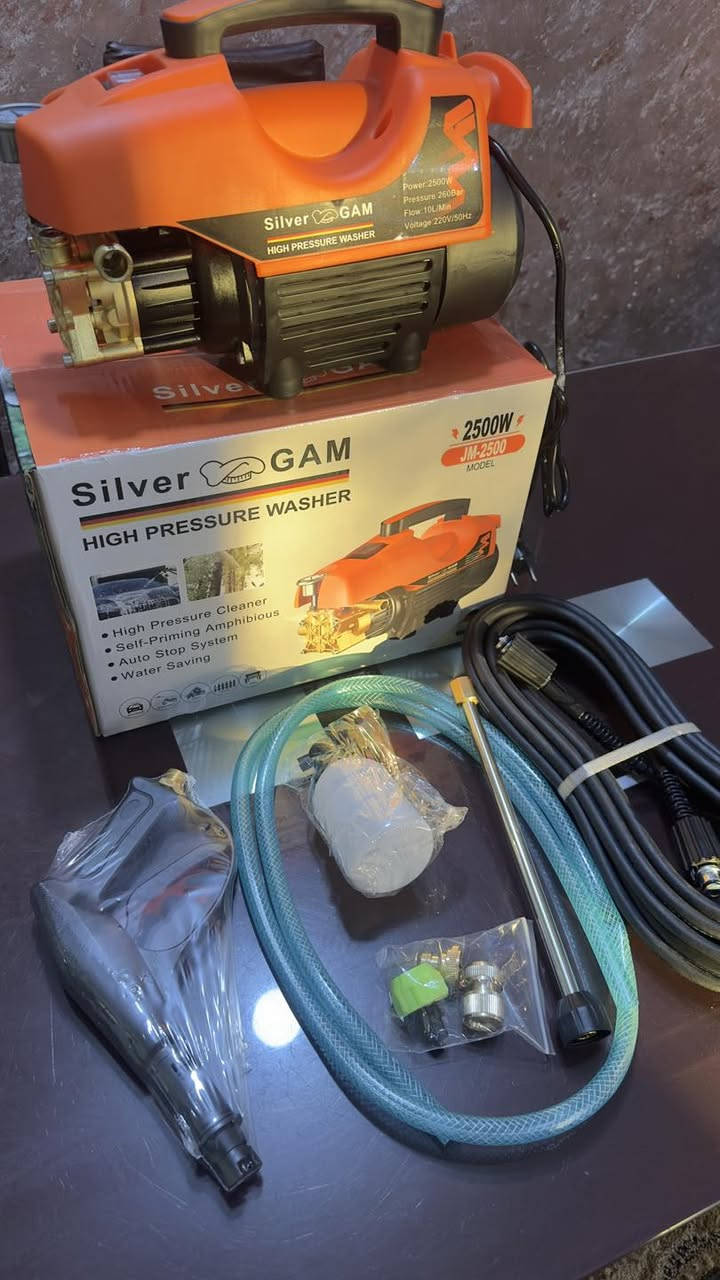 🔥عرض خاص فتره محدوده 🔥
🚿🔥 عرض مميز اليوم 🔥🚿

غسالة ضغط ماء قوية  
Silver GAM –

✅ قوة 2500 واط  
✅ ضغط ماء قوي لتنظيف السيارات والسطوح  260 par 
✅ نظام إيقاف تلقائي لحماية الجهاز  
✅ توفير في استهلاك الماء  
 🇩🇪🇩🇪🇩🇪 صنع في
المرفقات:
✔ مسدس رش احترافي  
✔ خرطوم ضغط عالي  
✔ فلتر ماء  
✔ أنبوب رش معدني طويل  
✔ وصلات كاملة جاهزة للعمل

💰 السعر:(65000) الف توصيل مجاناً لكل العراق 🇮🇶 

للحجز أو الاستفسار راسلنا خاص 📩
الكمية محدودة.
#عدد  #فاره_غسل #تزيل_الاسعار #تحطيم_الأسعار


**إذا كنت صاحب هذا الإعلان وتريد حذفه لأي سبب، رجاءا أرسل رسالة إلى الدعم الفني**