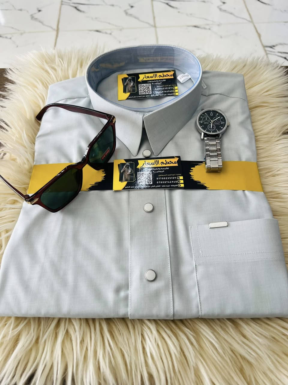 عرض خاص 

بمناسبه عيد الفطر  🌙 

كل 3 دشاديش ب 40 الف 

كل 3 دشاديش مع 3 نظارت ب 45 الف 

كل  3 دشاديش مع 3 ساعات ب 45 الف 

كل 3 دشاديش مع 3 نظارت مع 3 ساعات ب 50 الف 

يعني تجهيز كامل وتطلع 

لحك شغل سيارتك و تعال 

تلحك لو ماتلحك 

آخر العروض يم محطم الاسعار 

العنوان شرقاط قريه شكرا الشارع العام


**إذا كنت صاحب هذا الإعلان وتريد حذفه لأي سبب، رجاءا أرسل رسالة إلى الدعم الفني**