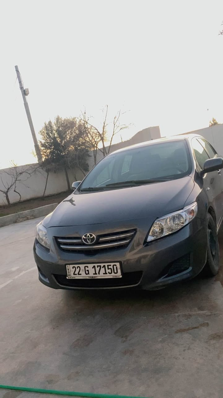 تويوتا كرولا 2008 
للون نفطي 
مواصفات XLe 
بصمة و شغال و داخل لونين كريمي  
و شاشة ايباد كبيرة 
كير اتوماتيك و محرك 16 كبيرة مرغوب  و شرط
سيارة بص ب جمالية عام بغ 
بدون معجون بدون ضربة 
رقم و سنوية جديدة حتي 2030 
سيارة كلهم شرط بدون اي شي مصرف 
شرط تحويل و وكالة 
سعرها 95$ مجال 
عنوان عقرة
شراي اتصل *********** واتسئاب اكر, نينوى
