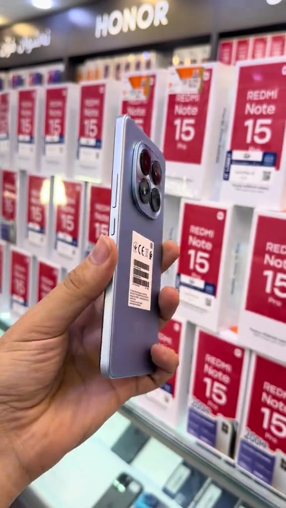 REDMI Note 15 Pro 4G ✅ شاشە: 6.77” AMOLED ✅ ڕێژەی نوێبوونەوە: 120Hz ✅ پرۆسێسەر: MediaTek Helio G200 Ultra ✅ کامێرای سەرەکی: 200MP ✅ کامێرای سێلفی: 32MP ✅ باتری: 6500mAh ✅ خێرایی شارجکردن: 45W ✅ HyperOS 2.0 لەسەر Android 15  #redmi #redminote15 #redmiiraq 


**إذا كنت صاحب هذا الإعلان وتريد حذفه لأي سبب، رجاءا أرسل رسالة إلى الدعم الفني**