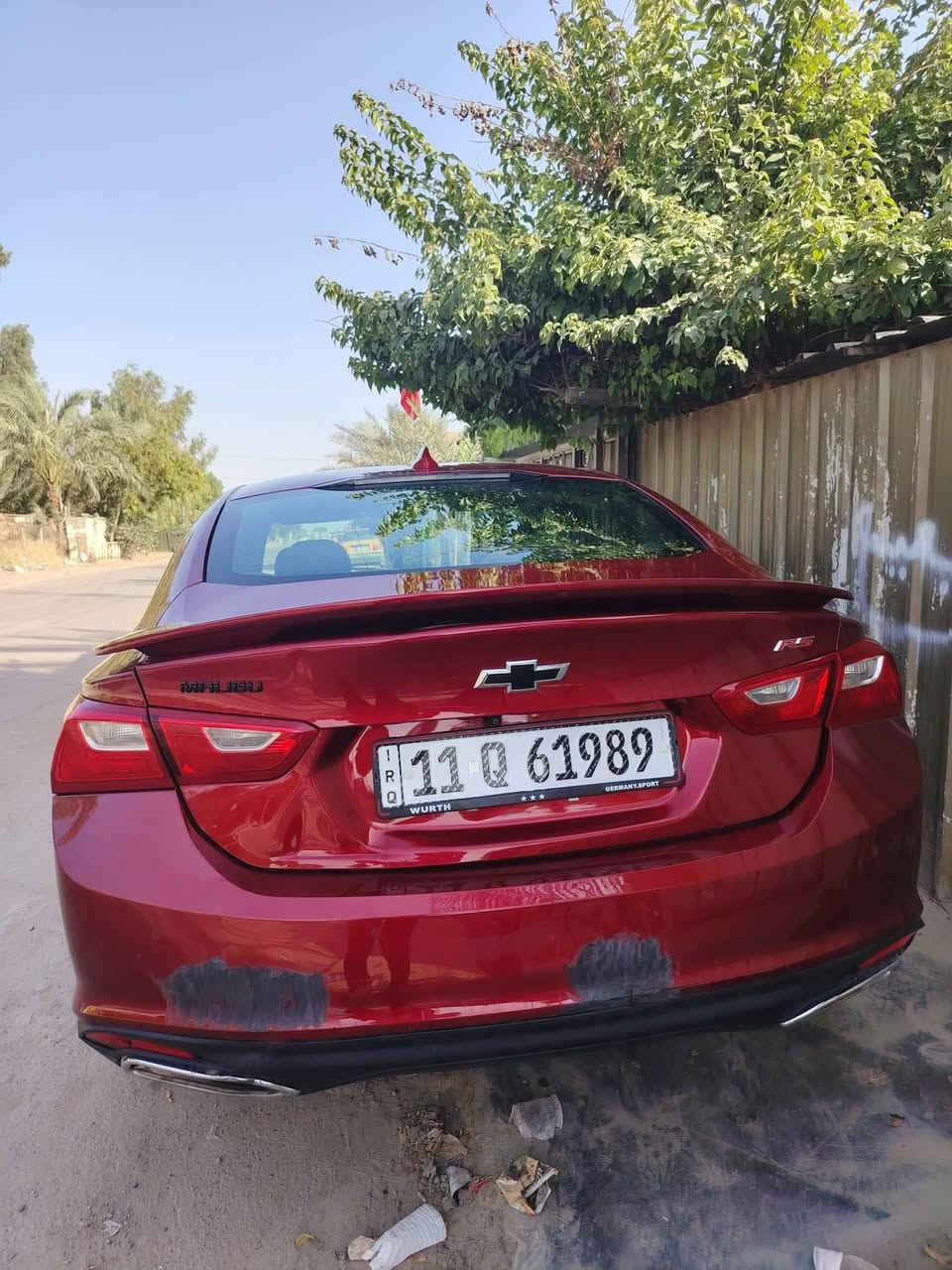 سلام عليكم
بيع او مراوس حسب السياره 
ماليبو موديل ٢٣ فئة RS
مرقم كامله
حادثها خلفيه دعاميه فقط بدون تبديل وقبق الجنطه بي ضربه خفيفه بدون تصليح ولا صبغ
كلش نضيفه السياره
ماشيه 136 الف كم
محرك 1500 تيربو 
راد امامي وخلفي
تشغيل عن بعد
هند بريك دكمه
شاشه اعطال
شاشه كار بلي
كاميرا خلفي
مكان السياره بغداد
***********
السعر 135 ورقه
كلشي موجود بالسوك
