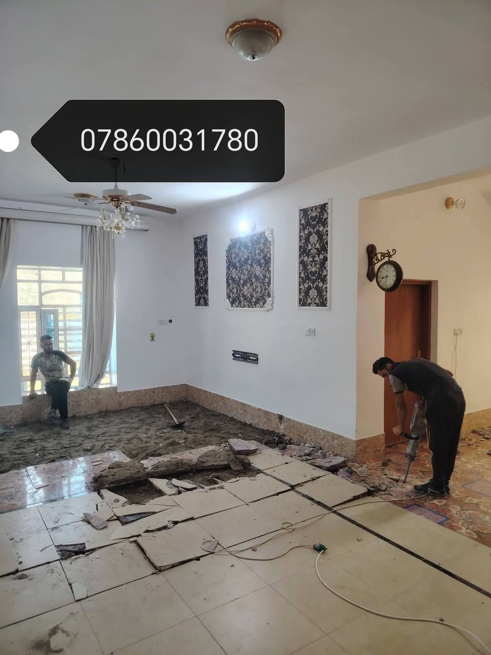 سلام عليكم يوجد كادر عمل تنضيف بيوت تفليش دفن نهري تصعيد مواد تنظيف حدائق ***********
