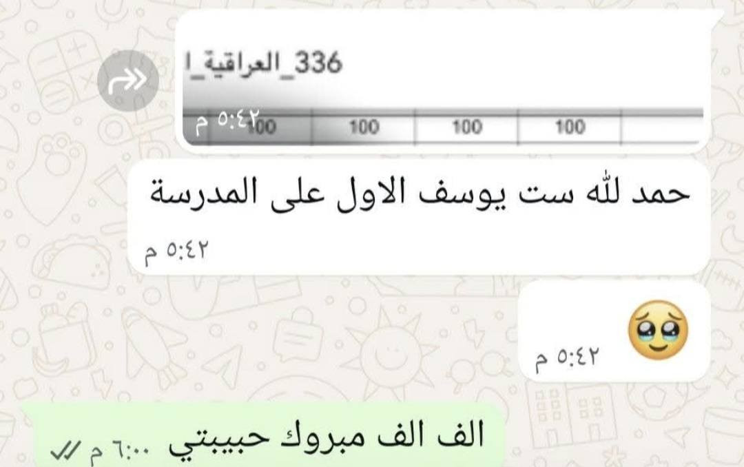 👇

📚 إعلان مراجعة مركزة – الصف السادس الابتدائي 📚
🔥 فرصة ذهبية لطلاب السادس الابتدائي للحصول على درجات عالية 🔥
تعلن الست  هبة الحيالي عن بدء: ✨ دورة المراجعة المركزة للمنهج الوزاري ✨
 موعد الانطلاق: يوم السبت 18 (إن شاء الله)
📖 وفق جدول منظم ومدروس
📝 يتضمن امتحان وزاري شامل قبل موعد كل امتحان لضمان أفضل استعداد
💯 نتائج مميزة لطلبة العام السابق
🎯 تحقيق معدلات 100 بإذن الله
📍 المكان بغداد : حي الخضراء –  حضوري والكتروني بث مباشر 
📲 للحجز وتثبيت التسجيل: يرجى إرسال الاسم على واتساب
📞 ***********
🌟 الأعداد  محدودة – سارع بالحجز 🌟
