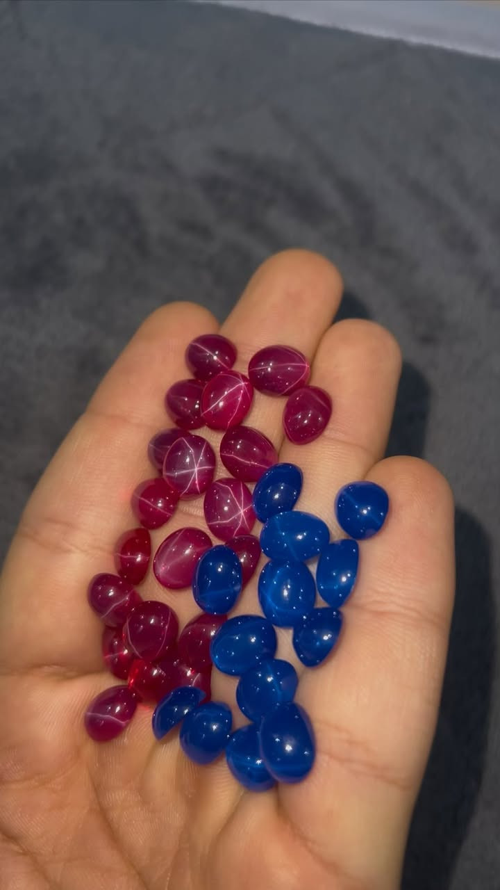 اوبال اثيوبي فول فاير ابيض و روبي ستار نجمه سداسيه احمر و زرق للبيع جمله وتساب ***********
