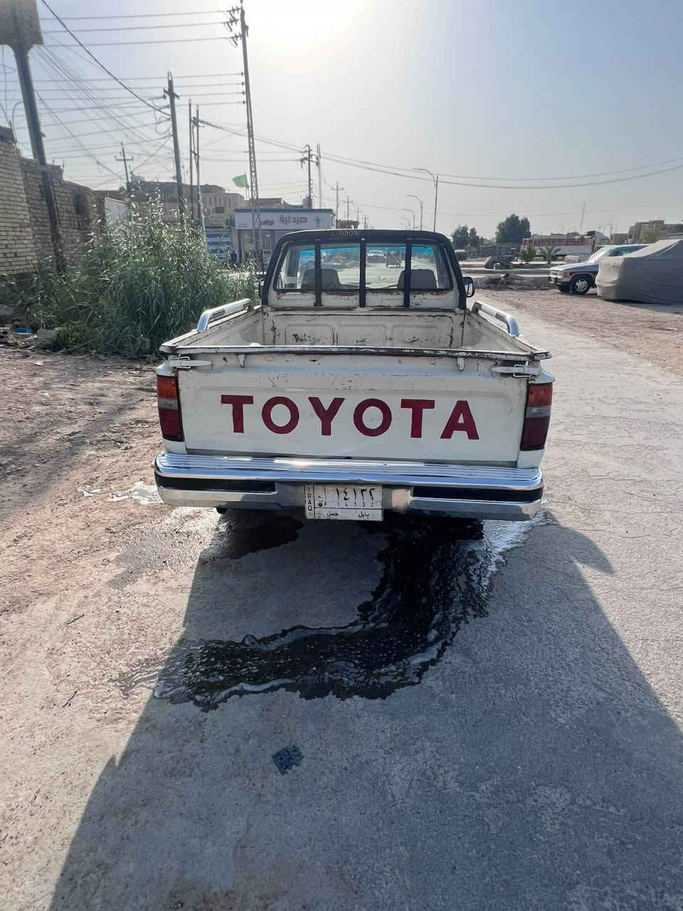 للبيع بيكم تويوتا موديل 92 رقم بابل مشروع وطني تحويل ثاني يوم سنويه الغايه 2027  مكينه كروسيده خمسه كير حداديه كهربائية جاهزه  دوشمه جديده تخم تاير شاصي مكفول  سياره جاهزه  مكان ناصريه قضاء رفاعي رقم الهاتف ***********. سعر 40
