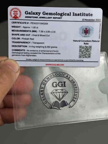 خاتم ياقوت أفغاني نوادر غير معالج غير مسخن
خاتم ياقوت أفغاني غير معالج غير مسخن يعني خام ، الخاتم جوهره ركز ، مصنوع في أفغانستان بفضه اعيار 1000 طلاء روديوم ، الحجر ياقوت أصلي وبي شهادة مختبر ومفحوص داخل مختبر في أفغانستان اسم المختبر GGI تكدرون ادخلون على موقع المختبر ومن خلال الباركود والرمز التعريفي يطلع الكم تاريخ ووقت إختبار فحص الحجر 
رقمي واتساب ***********
