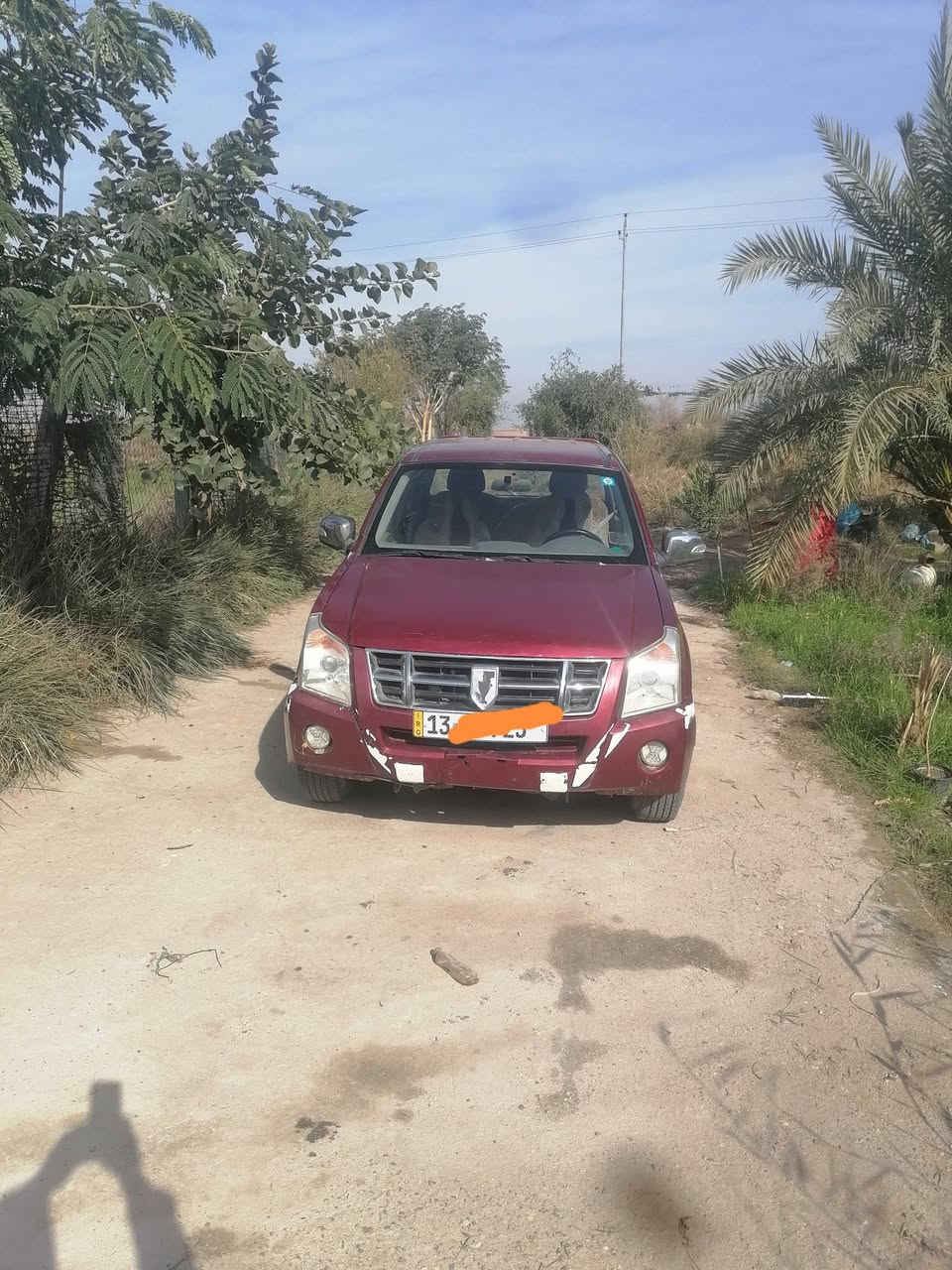 السلام عليكم متاح بيكم صيني جنبي ٢٠١٢ تخم تاير حداديه كير ومحرك شواصي كلهه ممتازه سيارة كلهه ع البلاد جاهزه للاستفسار الاتصال على الرقم *********** العنوان محافظة ميسان رقم ميسان انكليزي والسنويه مجدده لل٣٠ وهزه جديده
