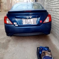 نيسان فيرسه 2019مريكي حادثه خلفي السياره اليبل واحد بجم كبس ماشيه 80 ا...