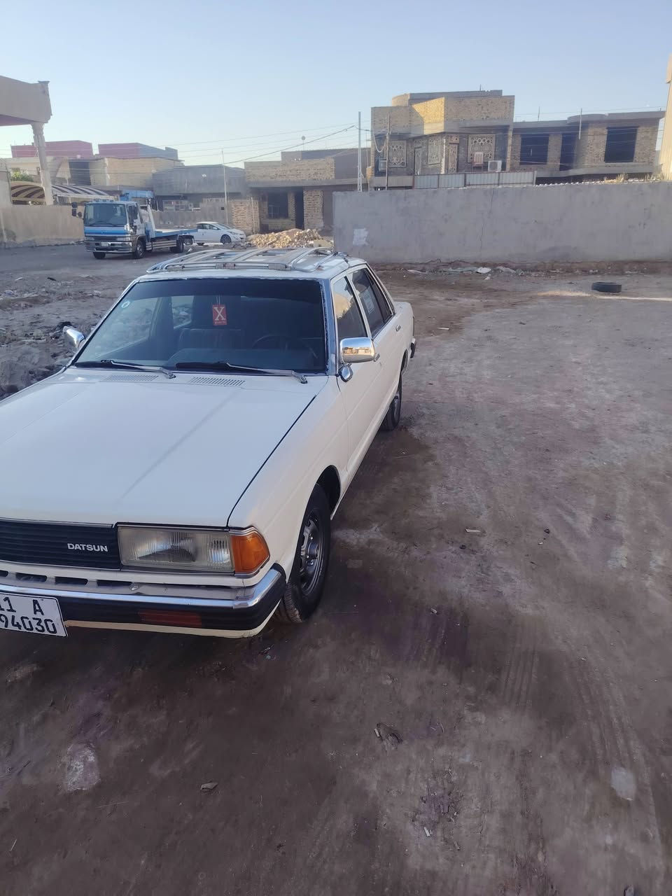 سلام عليكم للبيع سياره داتسن كير ومكينه بلادي موديل 80سياره بسمي رقم انكليزي عنوان سياره حله رقمه بغداد لاستفسار أكثر شي خاص ورقم *********** @إشارة
