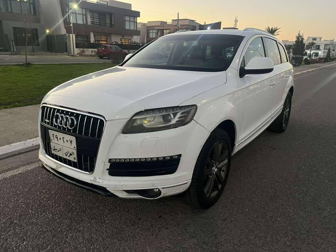 للبيع مراوس اودي Q7 خليجي فول موصفات ***********
اودي Q7 S-line Quattro 2012 فول مواصفات ١/١
خليجي وكالة شركة سردار 
محرك سته سلندر V6 3.0L محور VVT
سيارة حيل حلوة للامانه جديدة ماشالله
مواصفات فول 
{ 5 بصمة - دبل پانوراما - رادار - ثلاث بردات بلاد - داخل بيجي - صندوق كهرباء - ٣ پردة - ماوس - ٧ راكب - كشنات تدفئة و تبريد - كشنات جلد - كشن و ستيرن كهربا و خزن - سيدي بوكس - تبريد مركزي - كامرة خلفية - حساس خلفي و امامي - لايت ليد - ڤوليوم - تحديد سرعة - وبعد هواي كلش مواصفات متخلص سيارة بيها  صبغ جمرلغ خلفي فقط بيها كم رصعه ومكان بارد صغير الباقي مكفول كير محرك
حداديه كهربائية تخم تاير كل بلدي وشغال خير من
الله العنوان بغداد السعر توصل علئ رقم 
هاتف☎️ /// ***********

